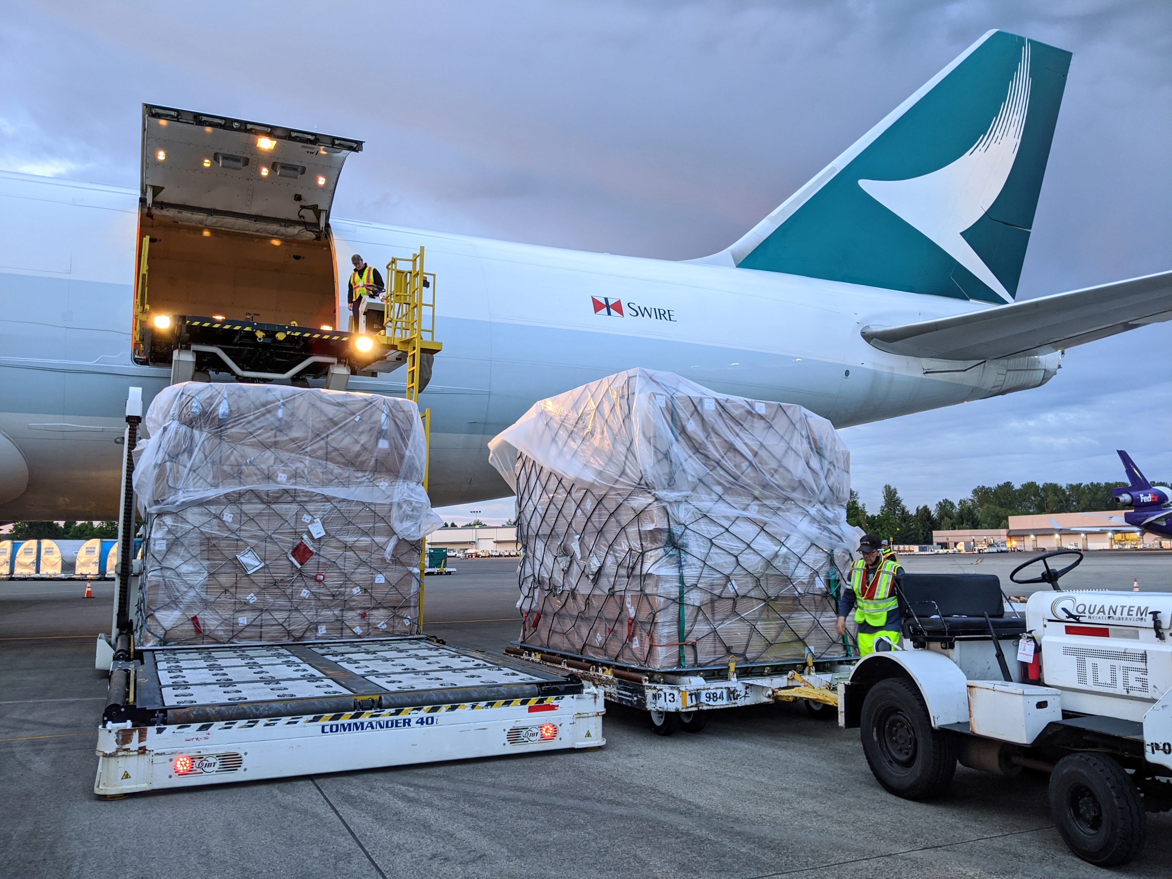 Air Cargo at PDX Brings Critical Medical Supplies into Oregon